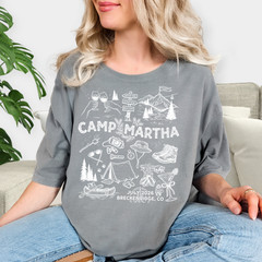 Custom Camping Bachelorette Party Tee, Outdoor Mountain Bride Shirt,Bridal Party