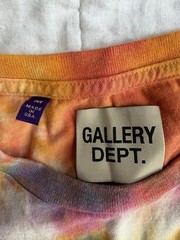 Gallery Dept Eye Dye Tie Dye Tee Shirt Medium Multi Color