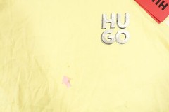 HUGO BOSS DETZINGTON 241 YELLOW SMALL LOGO TEE TSHIRT MENS DEFECT