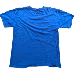 Superman Blue with Red Logo Comics Short Sleeve T- Shirt Mens Large L