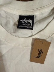 Stussy Shirt Built Tough Tee Tshirt White Size XXL Double Sided Streetwear ✅
