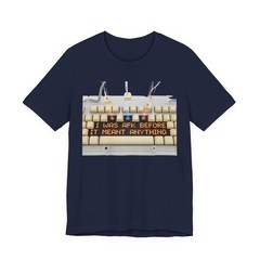 Retro Keyboard AFK T-Shirt | Vintage Gamer Funny Tech Gift | Unisex Cotton Tee