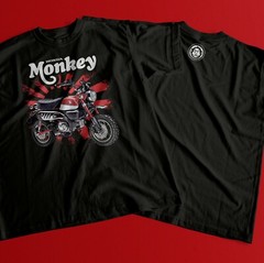 Monkey Bike (red) Rising Sun UNISEX Short Sleeve T-Shirt