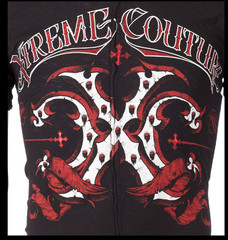 XTREME COUTURE by AFFLICTION Black TYPHOON Short Sleeve Slim Fit T-shirt NWT