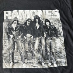 Ramones Band T Shirt Mens Medium Black Graphic Tee 2020 Punk Rock 100% Cotton