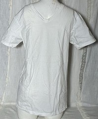 Good fellow White V Neck Size Medium Shirt