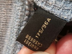 Ralph Lauren RRL Henley Shirt Blue M Thermal Long Sleeve