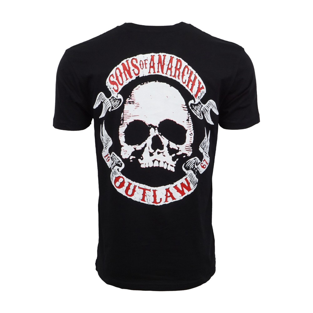 SONS OF ANARCHY OUTLAW 1967 MENS T SHIRT NEW