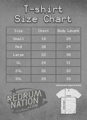 Powder Blue 4 Redrum Nation v9 T-Shirt