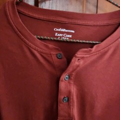 Croft & Barrow Long Sleeve Shirt Mens Large Easy Care Casual Top