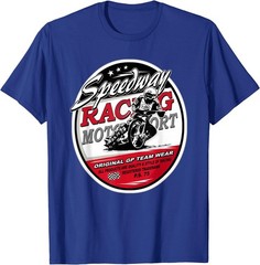 Motorcycle Speedway T-Shirt Flat Track Race T-Shirt