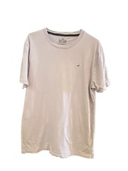 Hollister Must Have Collect Shirt Mens Medium Purple Adult V Neck Tee