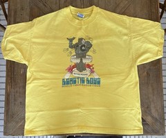 VTG 90s Beastie Boys HELLO NASTY In The Round Tour T-Shirt Yellow XL Wide Nice!