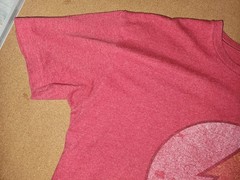 DC Comics THE FLASH Logo Distressed Red T-Shirt Adult X-Large