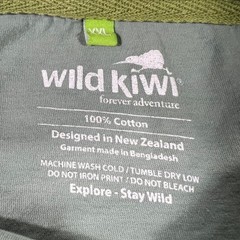 Wild Kiwi T-Shirt Mens XXL Green Aotearoa New Zealand Graphic Cotton Tee Faded