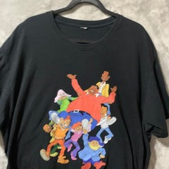 Fat Albert and the Cosby Kids Graphic T-Shirt Mens Black Short Sleeve Retro XXL