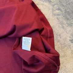 Murano Liquid Luxury Mock Neck Shirt Mens 4XB Burgundy Long Sleeve Cotton NWT