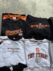 16PC Mixed NASCAR Tee/Hoodie Lot with Graphic T-Shirts Mixed Sizes 2000’s/Modern