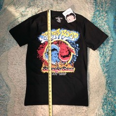 Fleischer Studios Betty Boop Savage Sass 1997 Tour Black Graphic Tee S