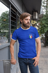 Retro Italy Football T Shirt World Cup Italia Italian Men Women Kid Fan 2018