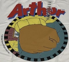 PBS Arthur TV Show T-shirt Large New With Tags Classic 90’s Cartoons Graphic T
