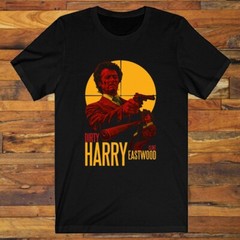 Dirty Harry Clint Eastwood Men’s Black Size S to 5XL