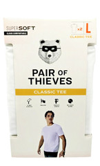 Pair of Thieves Men’s Classic tee Crewneck Tees 2pk White Large New in Package