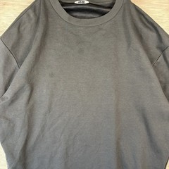 Uniqlo Men’s Airism Cotton oversized T-Shirt dark gray size XL