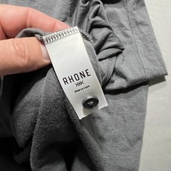 Rhone Shirt Mens Large Gray Merino Wool Long Sleeve Henley Performance Top