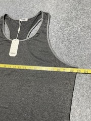Coofandy Sleeveless Tank Top Shirt Gray Size XL NWT
