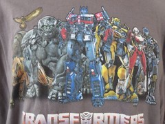 Transformers Rise of the Beast T-Shirt Movie Promo Grey Unicron Autobot 2XL