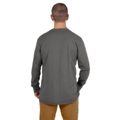 Milwaukee Men’s 3X-Large Gray GRIDIRON Cotton/Polyester Long-Sleeve T-Shirt