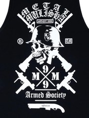 Metal Mulisha Men’s Armed Society Tank Top Motocross FMX Sleeveless MX T-shirt