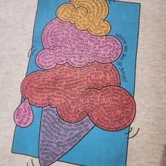 Vintage 90s Ben & Jerry’s Baltimore MD Scoop Shops Ice Cream Graphic Tee XL