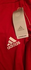 Adidas Men’s T-Shirt Logo Design Graphic Classic Short Sleeve Shirt Red size L