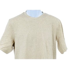 Vustra Sustainable Cotton T-Shirt Beige Short Sleeve Crew Neck Men’s Small NWT