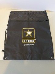 Military Army 3 Piece Set Physical Fitness Uniform 2 Shirts/1 Bag Black Large