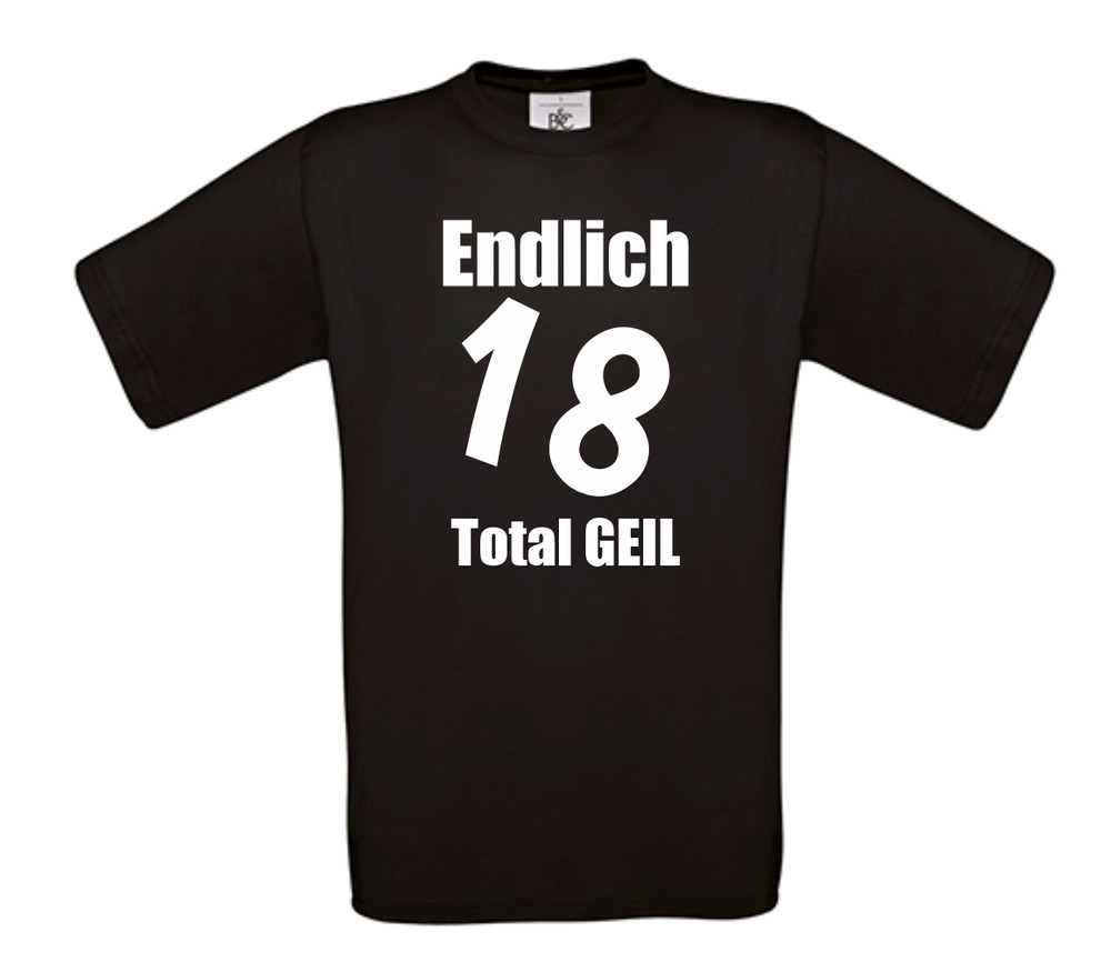 Unisex T-Shirt – Finally 18 Totally Horny – Adult Birthday Gift – Party