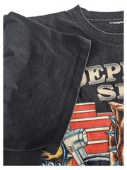 Vintage 1993 Harley Davidson Hamburg Germany T Shirt XXL Single Stitch Trinity 9