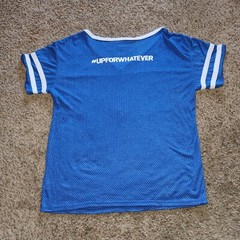 Bud Light NFL Football Jersey Style T Shirt #UPFORWHATEVER Spellout Size XXL