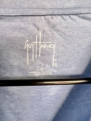 GUY HARVEY Shirt (NEW) Fishing/Outdoor “Tight Lines” Unique Men’s Tee Sz Large