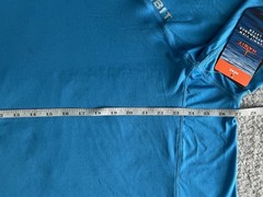 Habit Hooded Shirt Men’s 2XL Blue Hooded Performance Wicking UPF Stretch *Flaw