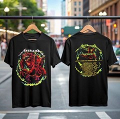 HOT! Metallica M72 North American Tour 2025 T-Shirt, Gift for Fan Metallica Band