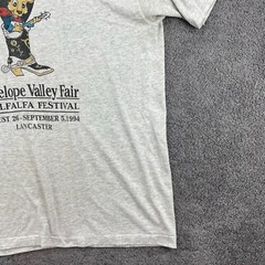 Vintage Fair T-Shirt Adult Large Cowboy Boots Country Roots Antelope Valley Mens