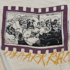 Vtg 70s Hunter S Thompson’s Fear And Loathing T Shirt XL Ralph Steadman Art