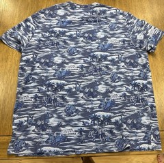 Polo Ralph Lauren Men’s Featherweight Mesh Henley T-Shirt Blue White 2XL