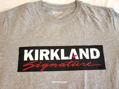 Kirkland Signature Costco Unisex Logo T Shirt Mens Medium Womens large EUC