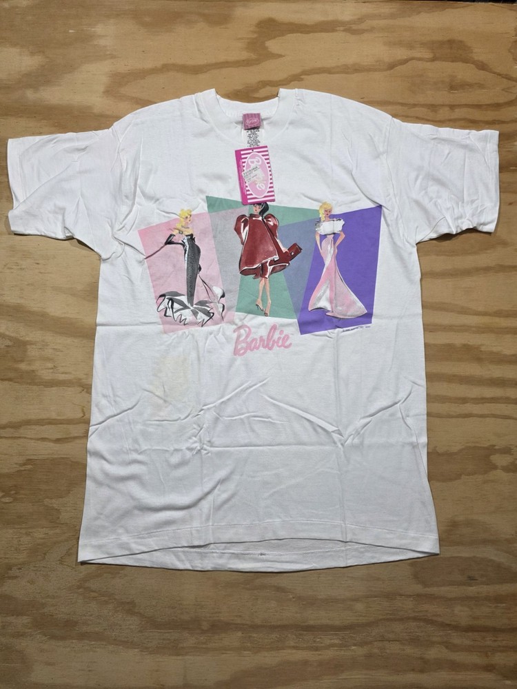 Vintage Barbie Doll 90s Mattel T Shirt By Jerry Leigh NWT Rare USA Woman’s XL