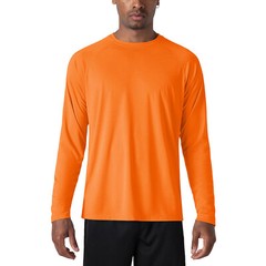 Mens UPF50+ Long Sleeve T-Shirt UV/Sun/Skin Protection Outdoor Sport Casual Tops