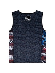 Metal Mulisha Men’s D-Lush 2 Jersey Tank Top Skull Helmet MX Logo Sleeveless Tee